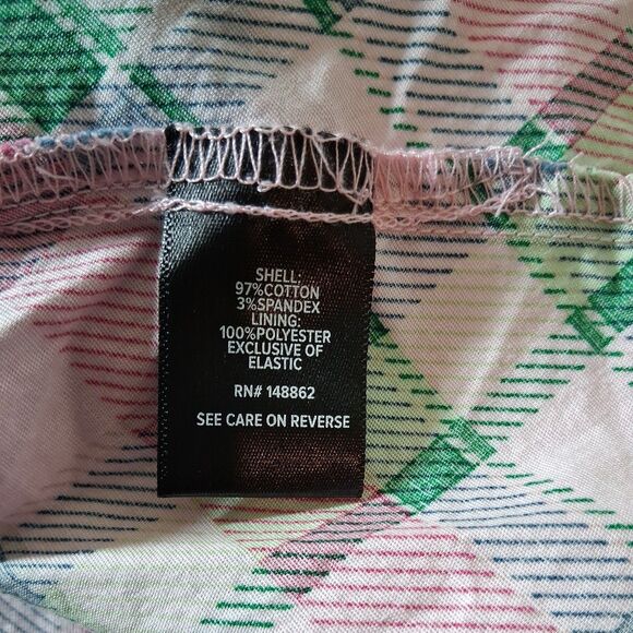 Torrid Plaid Green & Pink Poplin Tiered Ruffle Strap Summer Dress Size 3X - Picture 8 of 9